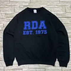 PORT スウェット ブラック カレッジ風ロゴ USA古着 S