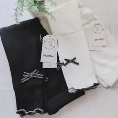 2足セット　子供服　レギンス　10分丈　スパッツ　ボトムス　りぼん　蝶結び