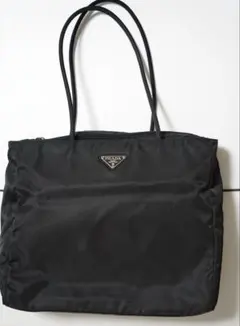 PRADA プラダ ナイロン トートバッグ ブラック 三角ロゴプレート
