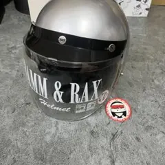 DAMMTRAX damm&rax ジェットヘルメット シルバー タグ付きのサムネイル