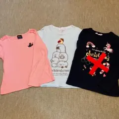 ミニーちゃんとすみっコぐらし　長袖Ｔシャツ　２枚セット