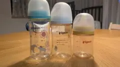 哺乳瓶 pigeon3本 プラス1本