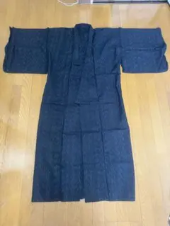 ブラック　ストライプ柄　浴衣