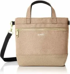 【新品未開封】anello GRANDE クラシック杢ポリ2WAY ベージュ