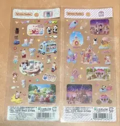 Sylvanian Families キャラクターシール 2シートセット