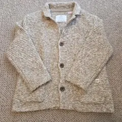 ZARA BABY ザラベビー ガーター編み ニットカーディガン 98cm