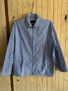 NIKO AND... ニコアンド ストライプ 長袖ジャケット Lサイズ
