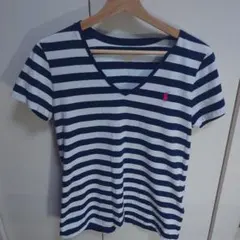 【airu.ryu様専用】Polo Ralph Lauren ストライプVネックのサムネイル