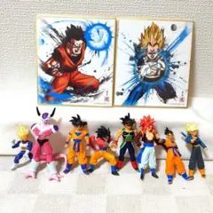 ドラゴンボール　DRAGON BALL　フィギュア　8体セット売り　色紙付き