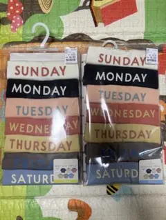 tete a tete 曜日Tシャツ 7枚セット80cm100cmセット