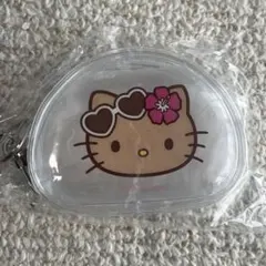 オリーブヤング 韓国サンリオコラボ 日焼けキティ ミニクリアポーチ