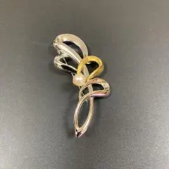 新品・未使用✨真珠高騰中　シルバー ゴールド パール ブローチ