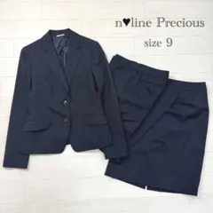 エヌライン　3ピーススーツ　黒　M ビジネス　フォーマル　リクルート　セレモニー