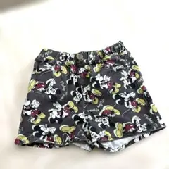 ミッキーマウス柄 ハーフパンツ 115-125cm