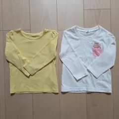 90cm　薄手長袖セット　女の子