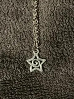 silver925 ネックレス　星型