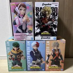 未開封】ヒロアカ 緑谷出久・轟焦凍・ミルコ フィギュア4体セット 
