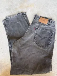 00s Levi's550 ブラック 襤褸 W32L32 カナダ製
