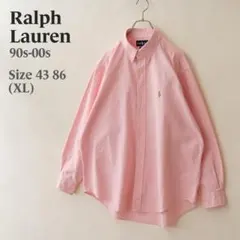 90s ラルフローレン YARMOUTH ピンク BDシャツ インパクト21