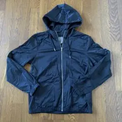 FOREVER 21 フード付きナイロンジャケット M 黒