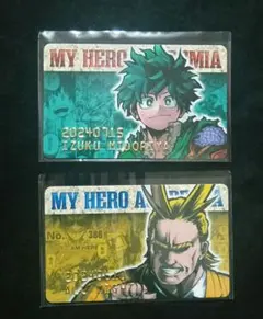 ヒロアカ バースデイコレクションカード2024 緑谷＆オールマイトセット