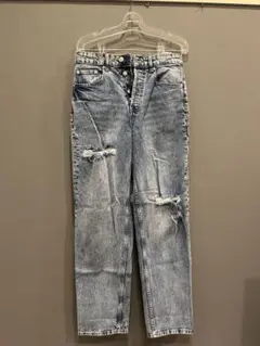 H&M DIVIDED ライトブルーデニムパンツ