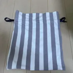 [授乳ケープ]  グレーストライプ柄