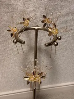 ウェディングアクセサリー　ヘアピン　ヘッドドレス　ウェディング　ブライダル