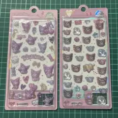 クロミ KUROMI 立体ドロップシール 2枚セット 新品未開封