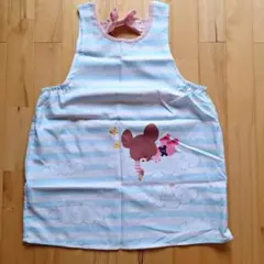 美品 くまの学校 ジャッキーイラストエプロン