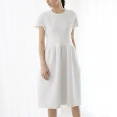 Rouge vif la cle ふくれジャガードワンピース ホワイトのサムネイル