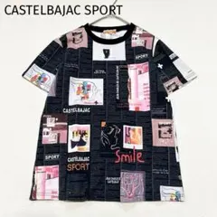 【カステルバジャックスポーツ】半袖Tシャツ　1　S相当　日本製　グラフィックのサムネイル