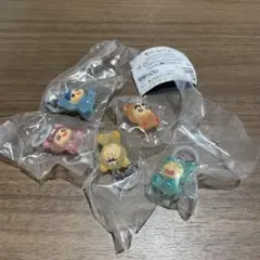 クレヨンしんちゃん めじるしアクセサリー　みんなでくまパジャマ　コンプリート