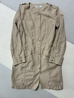 NATURAL BEAUTY BASIC ベージュスプリングコート M