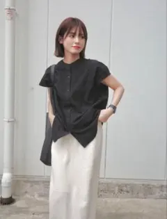 アーバンリサーチサニーレイベル / バンドカラーコットンレースシャツのサムネイル