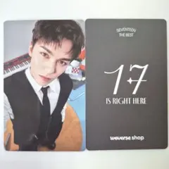 17 IS RIGHT HERE バーノン トレカ Weverse特典