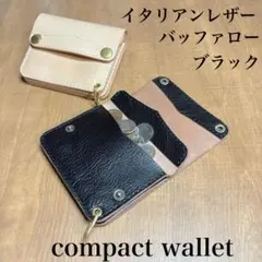 YANKEE社製 イタリアンレザー 牛革財布 ショートトラッカーウォレット Yankee Italian Cowhide Leather Compact Tracker Wallet