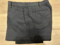 ユニクロ 感動パンツ メンズ ウエスト82cm ネイビーチェック柄 ビジネスのサムネイル