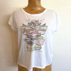 ehka sopo 半袖Tシャツ ホワイト プリント ネオン　グラフィックのサムネイル