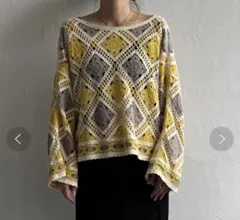 LBC モチーフレースショートプルオーバー