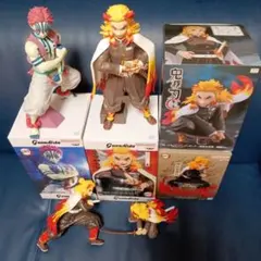 鬼滅の刃 フィギュア 4体セット まとめ売り - メルカリ