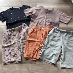 キッズ服 Tシャツとショートパンツセット
