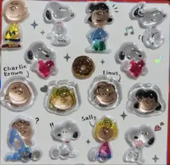 ボンボンドロップ　スヌーピー　うるちゅるポップシール