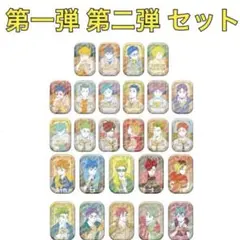 ハイキュー　スクエア缶バッジ　オフショット　第一弾 第二弾セット