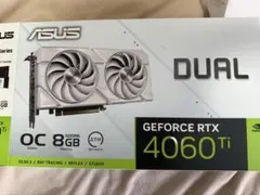 ASUS GeForce RTX 4060 Ti DUAL OC 8GB 本体