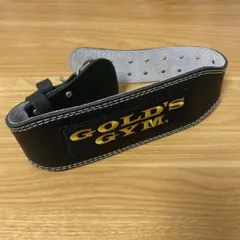 ゴールドジム　トレーニングベルト　Sサイズ　GOLD'S GYM レザーのサムネイル