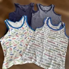 男の子向けタンクトップ 4枚セット