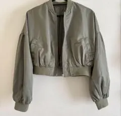 韓国 MA-1 ミリタリージャケット ショート丈