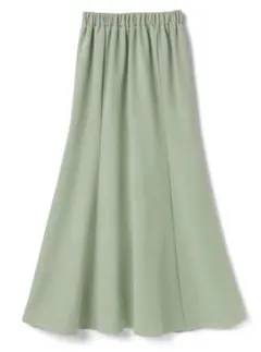 マーメイドフレアスカート[fo1451] Sサイズ　ミントグリーン
