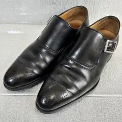 極美品】マグナーニ ディベルサ スエード シングルモンクストラップ 40